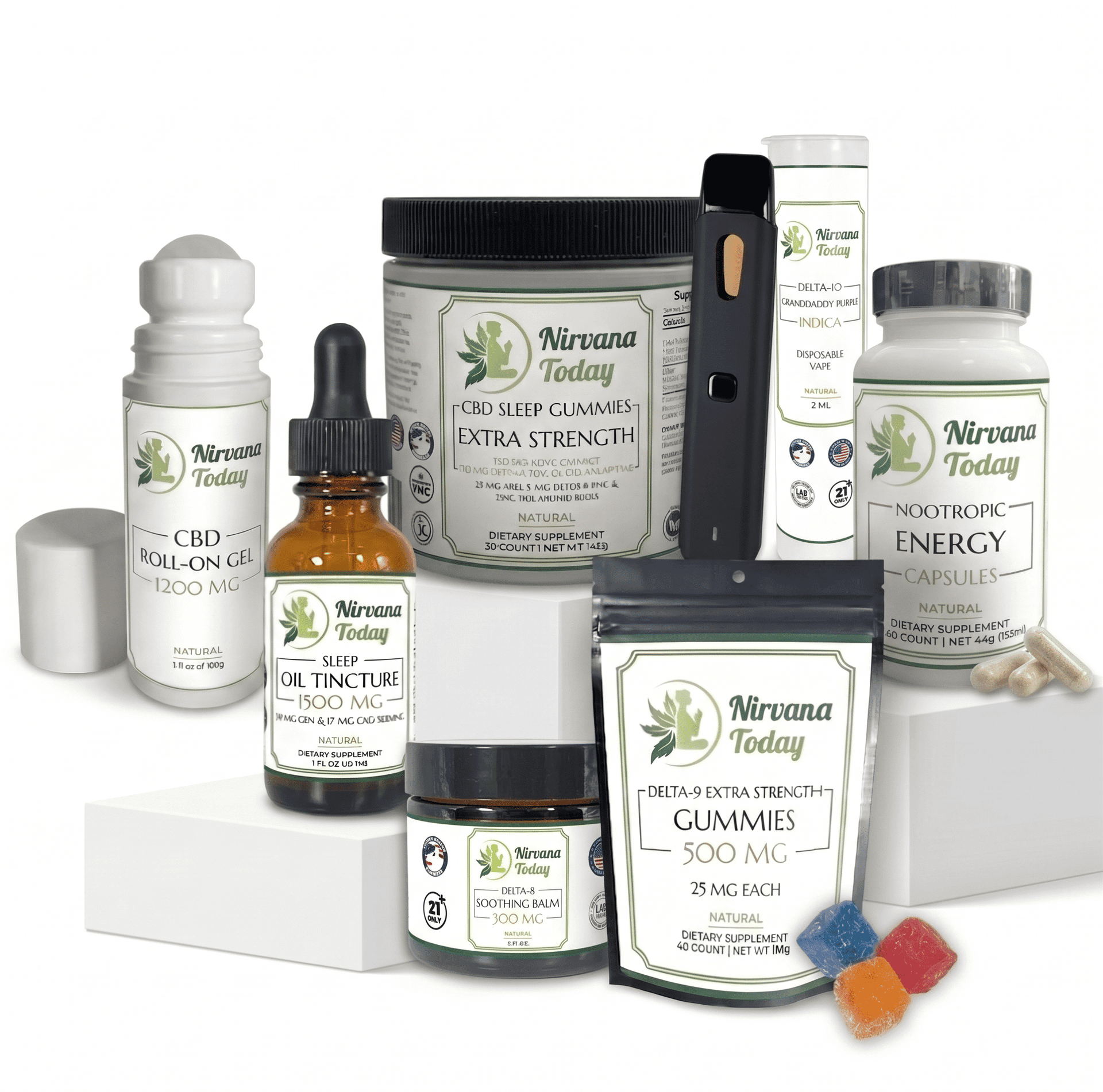 Nirvana Today wellness products